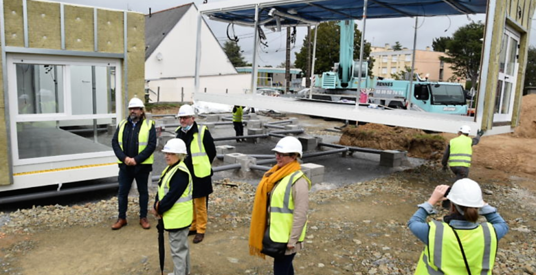 Presse : Construction d'une crèche en une journée