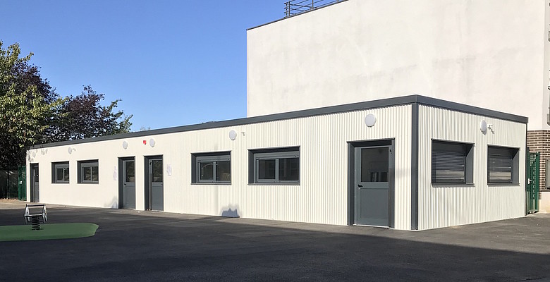 Deux nouvelles salles de classe pour la Mairie d'Athis-Mons