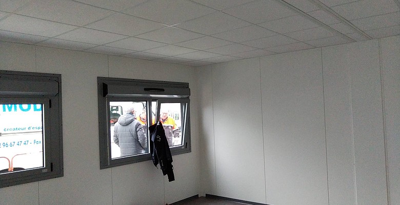 L'extension de l'open-space des Raccords Nicoll en cours