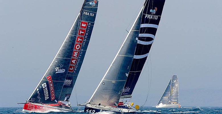 Première Course avec le bateau Lamotte-Module Création