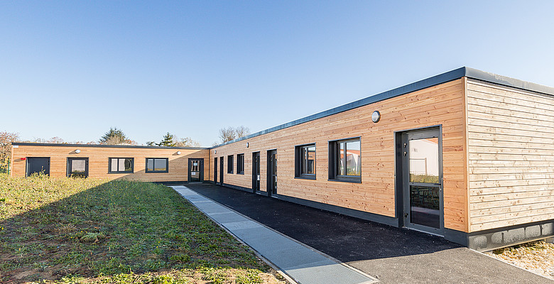 Extension modulaire pour le collège Jean Monnet