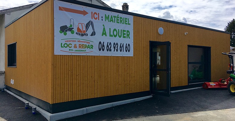 Un atelier de réparation pour la société Loc & Repar à Sainte-Maure-de-Touraine
