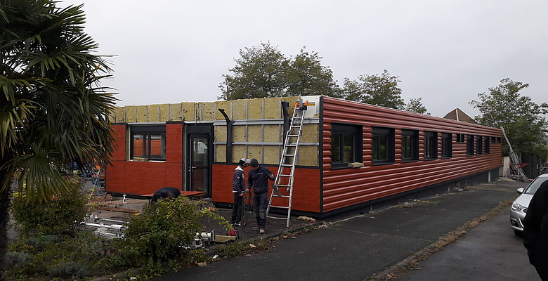 Nouveaux bureaux et locaux sociaux en cours d'installation pour Art-Toit