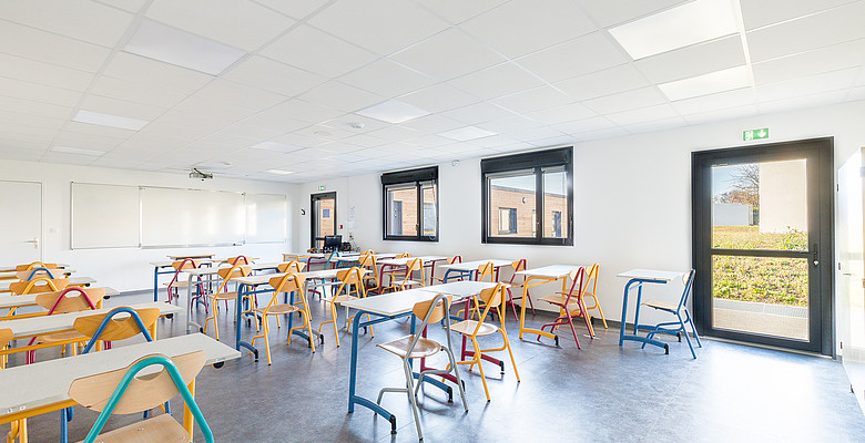 Extension modulaire pour le collège Jean Monnet